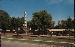 Adams Motel Postcard