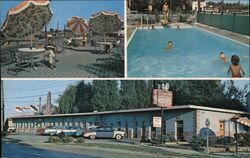 El Sombrero Motel, Pool and Sundeck Postcard