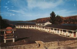 Sandy Point Beach Motel Alton Bay, NH Stephen Warner Postcard Postcard Postcard