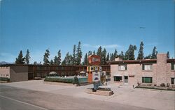 Morris Motel, West Yellowstone Postcard