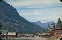 Main Street, Cooke City Postcard