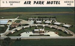 Air Park Motel Postcard