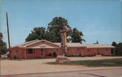 Midway Motel, Bull Shoals Postcard