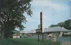 The Colonel Motel Lancaster, KY Postcard Postcard Postcard