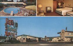 Capri Motel, Buena Park CA Postcard