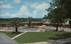 Southernaire Motel with Swimming Pool Postcard