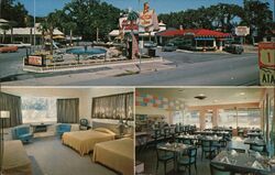 Palms Motor Inn Restaurant & Pancake House Postcard