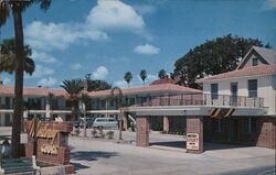 Monterey Court Motel Postcard