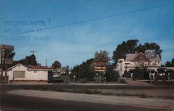 Colonial Motel and Colonial Inn Blackfoot, ID Postcard Postcard Postcard