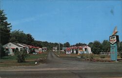 Midway Motor Court Wells, ME Leo J. Hindle Postcard Postcard Postcard