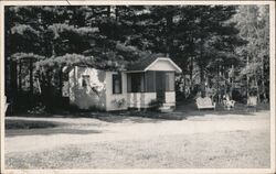 The Pines Evans Notch Lodge and Cabins Postcard