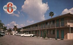 Motel 6 of Riverside Postcard