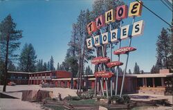 Tahoe Shores Lodge Postcard