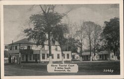 Glynn Tourist Court Brunswick, GA Postcard Postcard Postcard