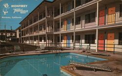 Monterey Travelodge Postcard