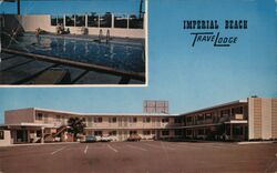 Imperial Beach TraveLodge California Postcard Postcard Postcard