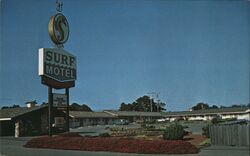 Surf Motel, Fort Bragg CA California Postcard Postcard Postcard