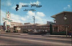 Eureka Travelodge Motel Postcard