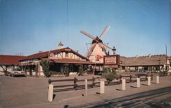 Danish Inn Solvang California Postcard Postcard Postcard