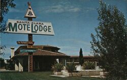 Santa Clara Motel Lodge California Postcard Postcard Postcard