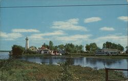 Hazen Isle on Houghton Lake Postcard