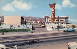 Imperial 400 Motel, San Diego Postcard