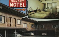 Sunset Motel, San Francisco Postcard