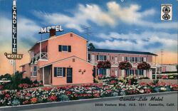 Candle-Lite Motel Camarillo, CA Postcard Postcard Postcard