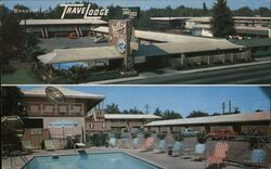 Bakersfield Valley Travelodge Motel Postcard