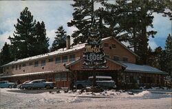 Sunset and Snow Motel and Lodge Big Bear Lake, CA Postcard Postcard Postcard