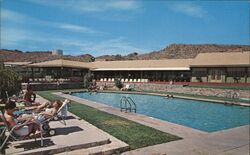 Apple Valley Inn Pool Postcard