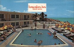 Hawaiian Inn Resort Motel Postcard