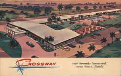 Crossway Inn, Cocoa Beach, FL Postcard