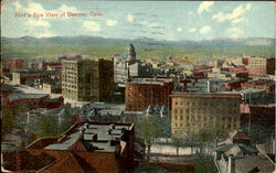 Bird'S-Eye View Of Denver Colorado Postcard Postcard