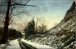 Farnam Drive East Rock Park New Haven, CT Postcard Postcard