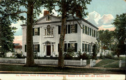 Gay Mansion, Home Of Gideon Granger Suffield, CT Postcard Postcard