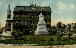 Margaret Statue And Park Postcard