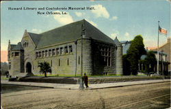 Howard Library And Confederate Memorial Hall New Orleans, LA Postcard Postcard