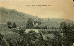 Plum Creek Valley Vevay, IN Postcard Postcard