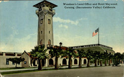 Woodson'S Land Office And Hotel Maywood Postcard