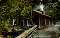 Northwestern Pacific Railwood Fish Hatchery Postcard