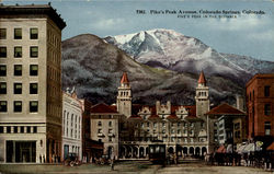 Pike'S Peak Avenue Postcard