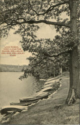 Lake Waban, View Along the Short, Wellesley College Postcard