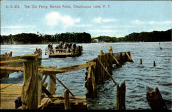 The Old Ferry, Bemus Point Chautauqua Lake, NY Postcard Postcard