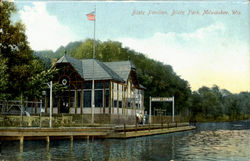 Blatz Pavilion, Blatz Park Milwaukee, WI Postcard Postcard