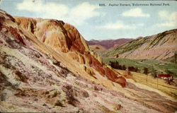 Jupiter Terrace Yellowstone National Park Postcard Postcard