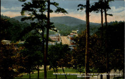 North End Of Central Ave Postcard