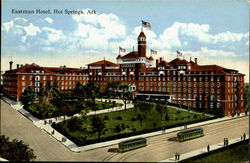 Eastman Hotel Hot Springs, AR Postcard Postcard