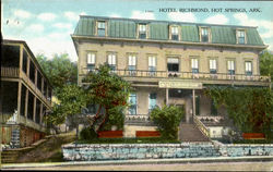 Hotel Richmond Hot Springs, AR Postcard Postcard