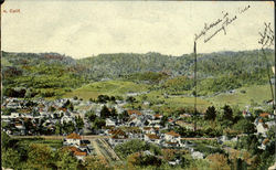 Aerial View of Cloverdale? California Postcard Postcard